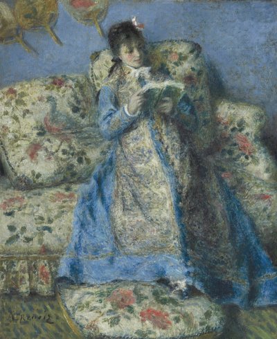 Porträt von Madame Monet von Pierre Auguste Renoir