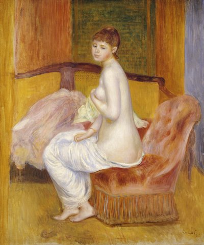 Sitzender Akt, Ruhend, 1885 von Pierre Auguste Renoir