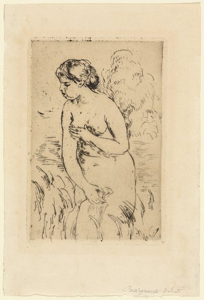 Stehende Badende von Pierre Auguste Renoir