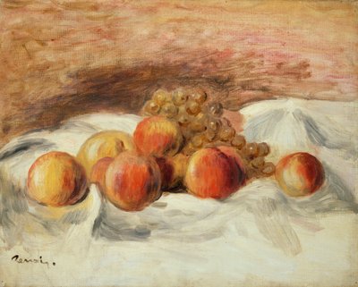 Stillleben mit Pfirsichen von Pierre Auguste Renoir