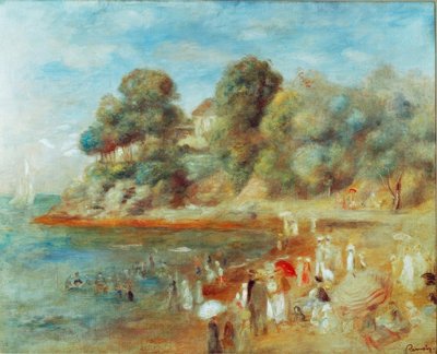Strand bei Pornic von Pierre Auguste Renoir