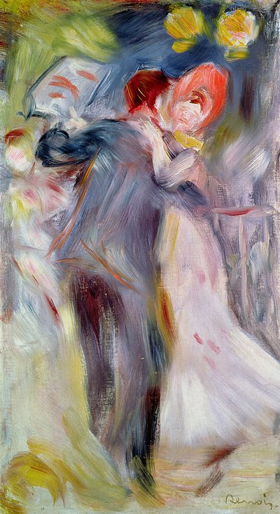 Der Tanz auf dem Land, ca. 1882-3 von Pierre Auguste Renoir