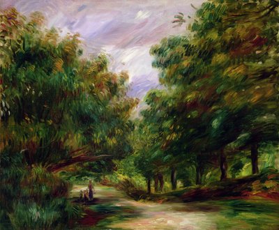 Die Straße bei Cagnes, 1905 von Pierre Auguste Renoir