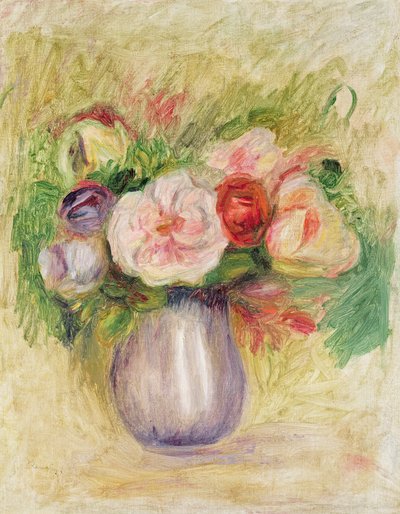 Blumenvase von Pierre Auguste Renoir