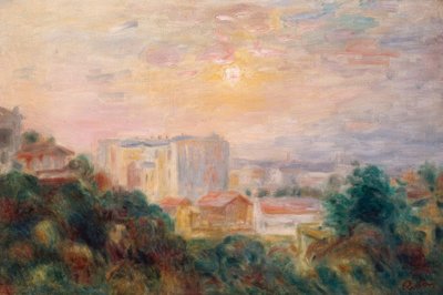Vue de Montmartre von Pierre Auguste Renoir