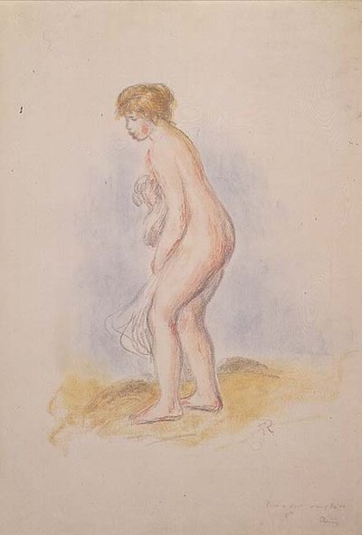 Badende Frau von Pierre Auguste Renoir