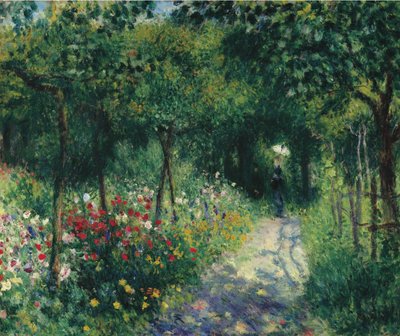 Frauen im Garten, 1873 von Pierre Auguste Renoir