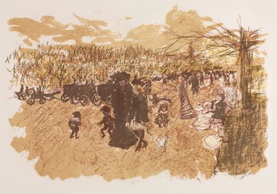 Avenue du Bois de Boulogne von Pierre Bonnard