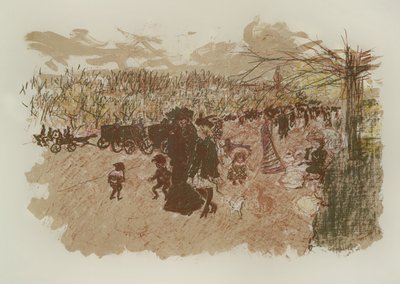Allee im Bois de Boulogne, 198999 von Pierre Bonnard
