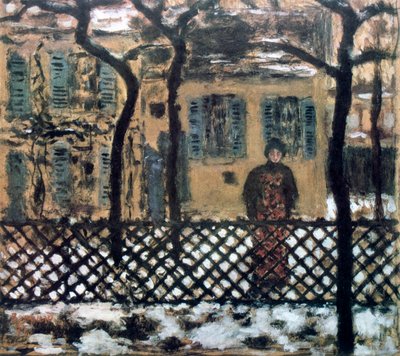 Hinter dem Zaun, ca. 1895 von Pierre Bonnard