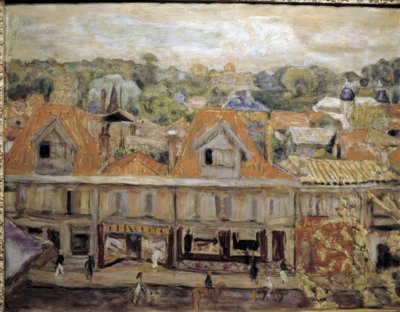 Straße in Arcachon von Pierre Bonnard