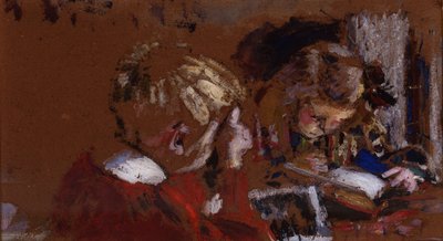 Kinder beim Lesen von Pierre Bonnard