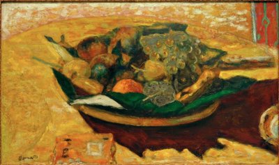Obstschale auf einem Tisch von Pierre Bonnard