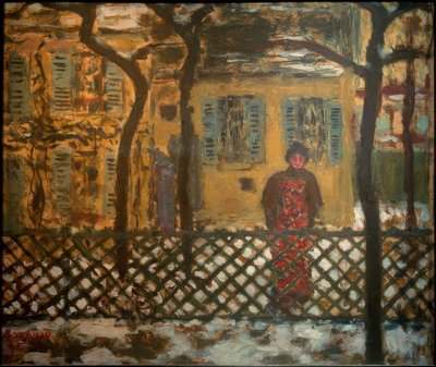 Hinter dem Gitter von Pierre Bonnard