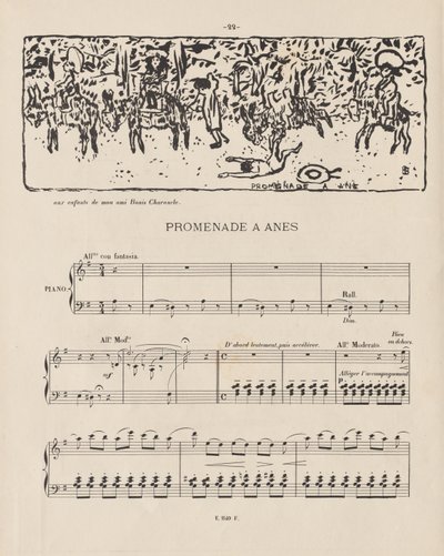 Eselritt, 1893 von Pierre Bonnard