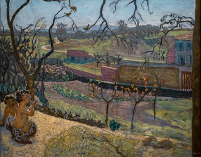 Früher Frühling. Kleine Faune, 1909 von Pierre Bonnard