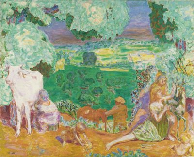 La Symphonie pastorale Landschaft von Pierre Bonnard