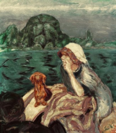 Bootsfahrt in Vernon. Mme Bonnard von Pierre Bonnard