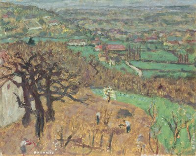 Landschaft in Dauphine, ca. 1899 von Pierre Bonnard