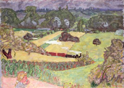 Landschaft mit Güterzug, 1909 von Pierre Bonnard