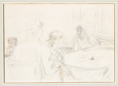 Der Verwundete in seiner Familie von Pierre Bonnard