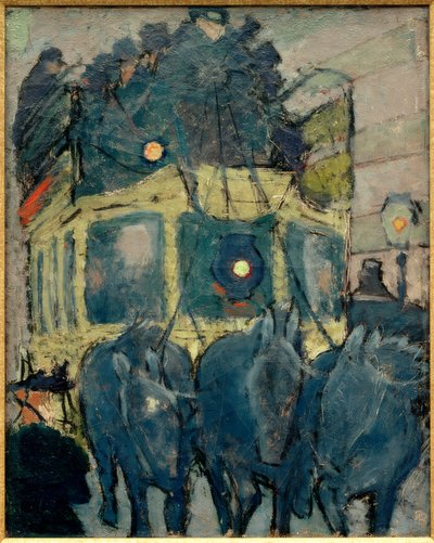 Der Omnibus "Panthéon-Courcelles" von Pierre Bonnard