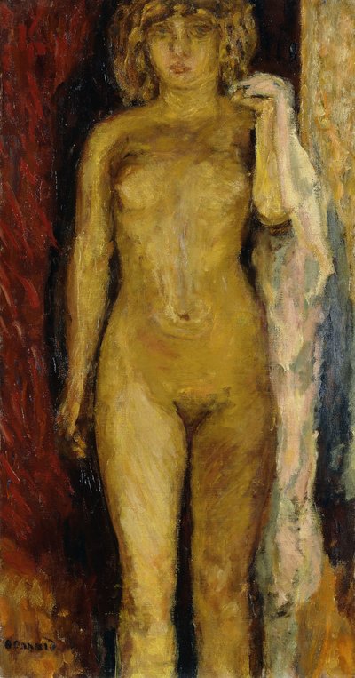 Akt, beleuchtet von einer Lampe von Pierre Bonnard