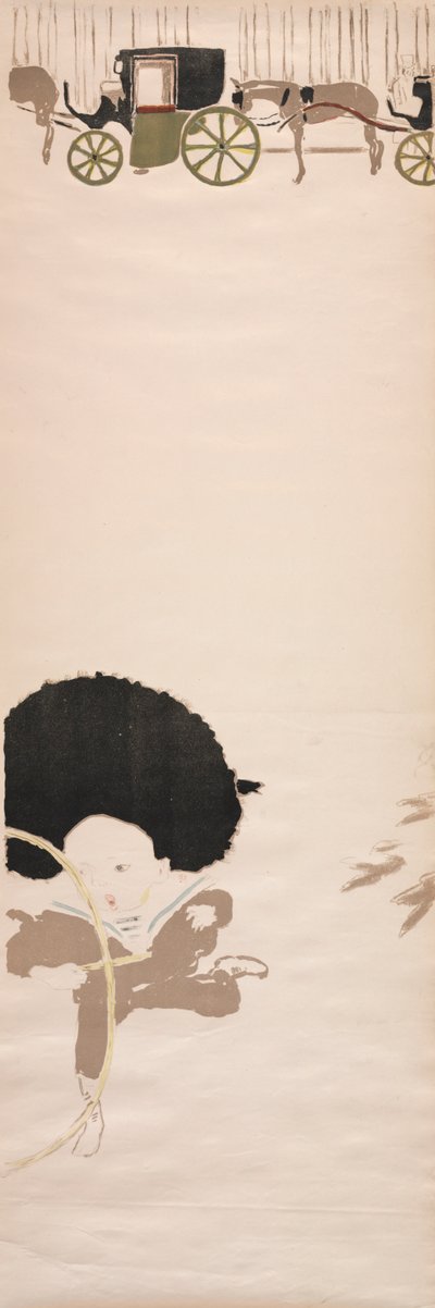 Kinderwagenpromenade, Fries der Kutschen, 1895 von Pierre Bonnard