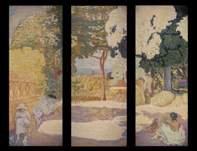 Am Mittelmeer (Triptychon) von Pierre Bonnard