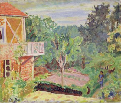 Sonnenlicht in Vernon, ca. 1920 von Pierre Bonnard