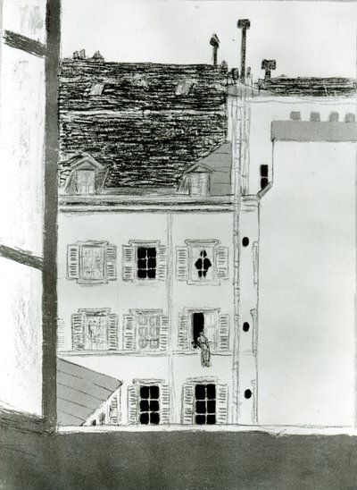Das Haus im Hof von Pierre Bonnard