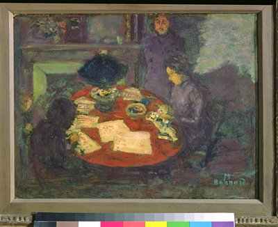 Unter der Lampe, 1899 von Pierre Bonnard
