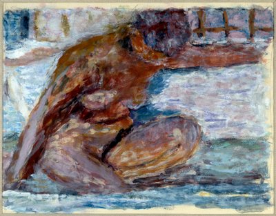 Hockender Akt von Pierre Bonnard