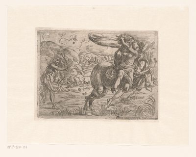 Herkules rettet Deïanira vor Nessus von Pierre Brebiette