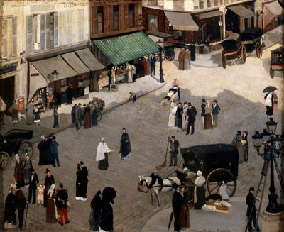 Der Place Pigalle in Paris, 1880er Jahre von Pierre Carrier Belleuse