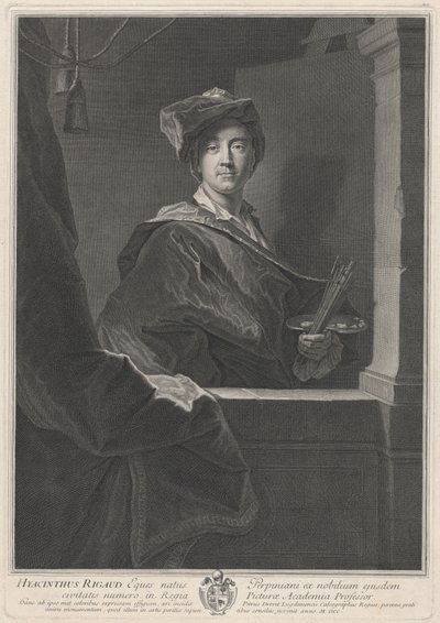 Hyacinthe Rigaud von Pierre Drevet, after Hyacinthe Rigaud