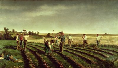 Sainfoin-Ernte in Chambaudouin, 1882 von Pierre Edmond Alexandre Hedouin