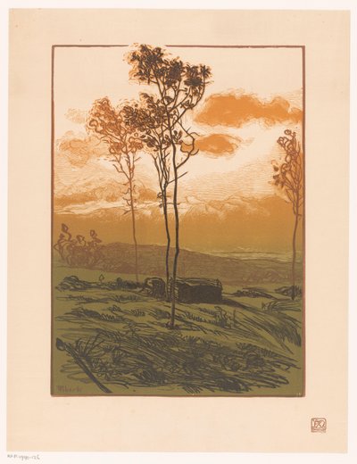 Landschaft von Pierre Eugène Vibert