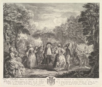 Le Carnaval du Parnasse, 1761-62 von Pierre François Basan