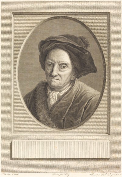 Fontenelle von Pierre Gabriel Langlois after Guillaume Voiriot after Jean Jacques Forty