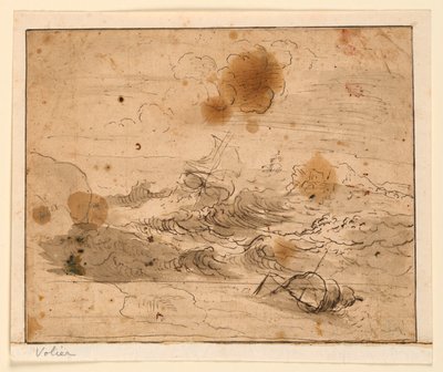 Stürmische Meereslandschaft von Pierre Jacques Volaire