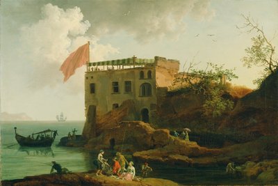 Ansicht von Gaiola, ca. 1770-90 von Pierre Jacques Volaire