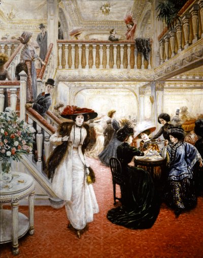 Le Grand Café, möglicherweise Angélina von Pierre Jean Poitevin