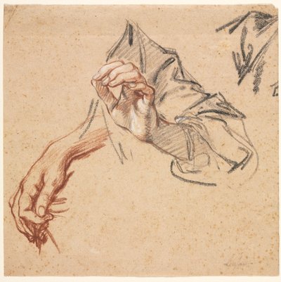 Studie von Händen (recto) von Pierre Lenfant