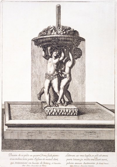 Brunnen von Louis Lerambert in Versailles, 1673 von Pierre Lepautre
