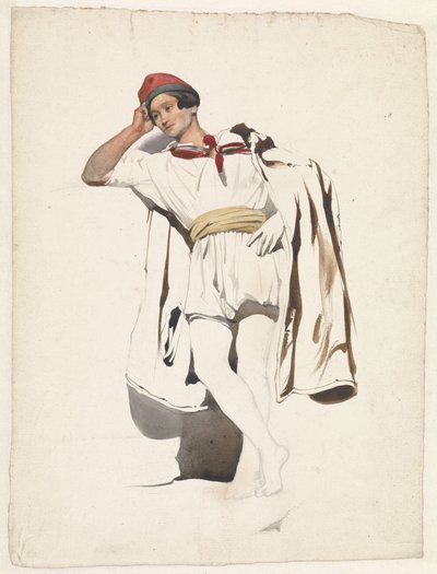 Stehender junger Mann von Pierre Louis Dubourcq