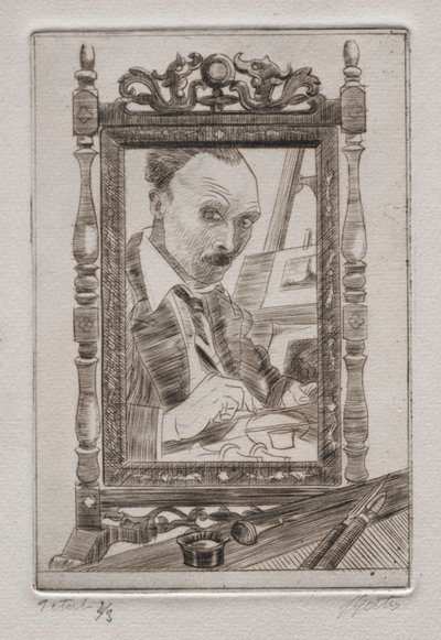 Selbstporträt von Pierre Louis Gatier