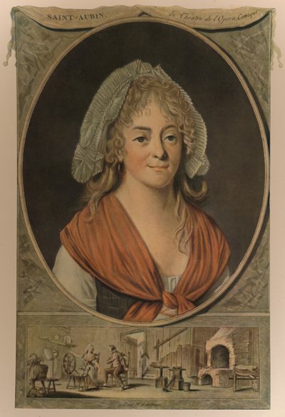 Madame Saint-Aubin, spätes 18. Jahrhundert, 1913 von Pierre Michel Alix