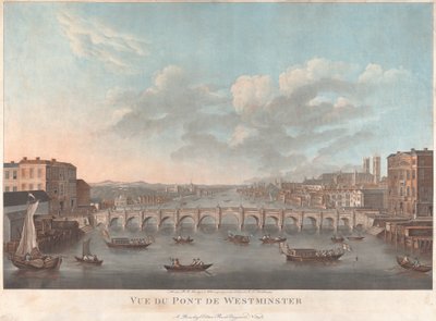 Vue de Pont de Westminster von Pierre Michel Alix