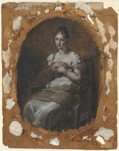 Sitzende junge Frau von Pierre Paul Prud